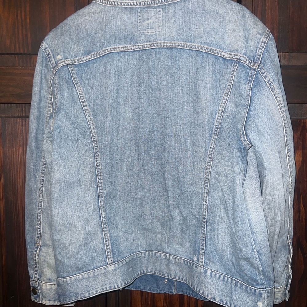Rachel Hollis Classic‎ Light Blue Denim Jacket for Women Medium - Picture 2 of 3